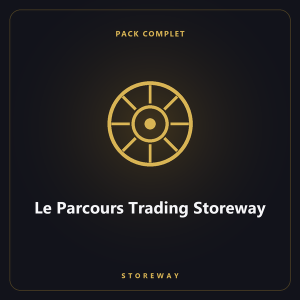 Le Parcours Trading Storeway — couverture, porte de coffre-fort dorée