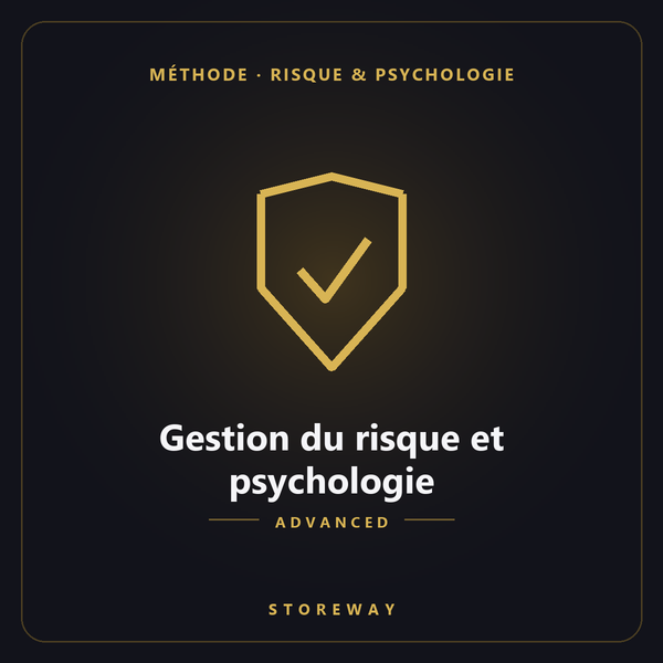 Gestion du risque et psychologie niveau Advanced — couverture storeway