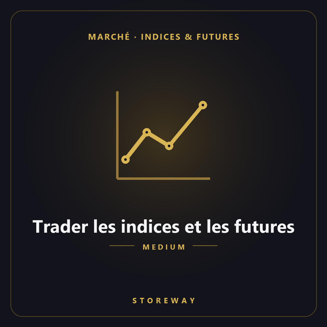 Trader les indices et les futures niveau Medium — couverture storeway