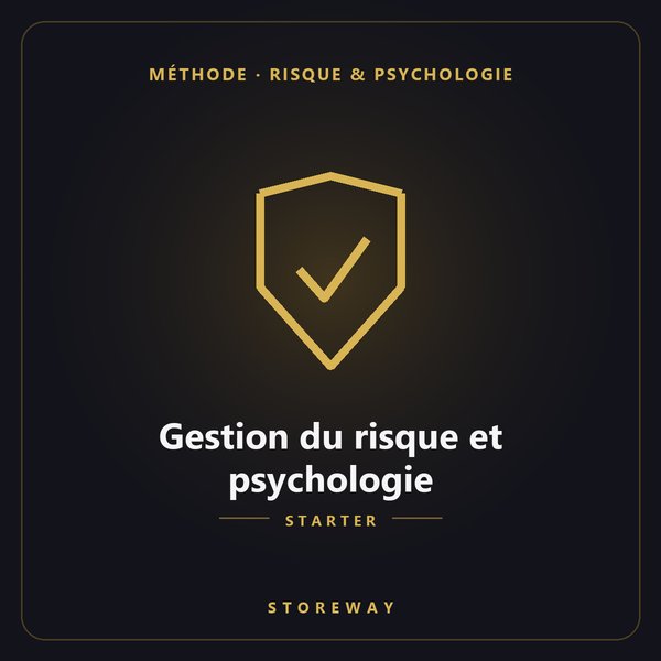 Gestion du risque et psychologie niveau Starter — couverture storeway